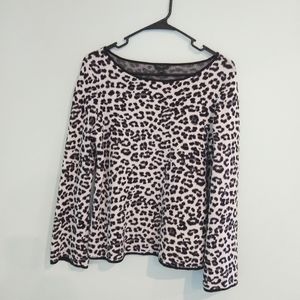 Ann Taylor Leopard print sweater